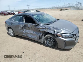 2024 Nissan Sentra S with VIN 3N1AB8BV7RY291866, listed as a Copart auction lot 58578065 with 40,751 mi miles and Salvage title. Bid and sale history available at DreamBid. Image 4.