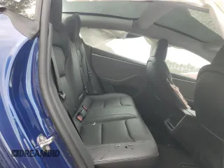 2024 Tesla Model 3 with VIN 5YJ3E1EAXRF829940, listed as a Copart auction lot 47689675 with 7,992 mi miles and Salvage Title. Bid and sale history available at carsss.com. Image 10.