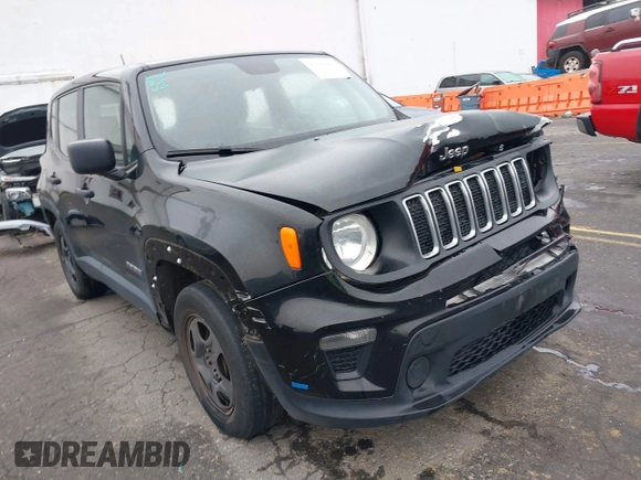 2019 Jeep Renegade Sport with VIN ZACNJAAB7KPK79157, listed as a IAAI auction lot 41355805 with 45,839 mi miles and . Bid and sale history available at DreamBid. Image 1.