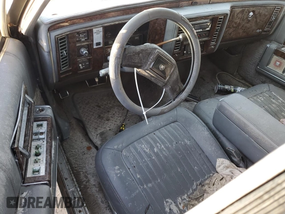 1990 Cadillac Brougham z VIN 1G6DW5472LR711206, wystawiony jako Copart lot #75627814 z przebiegiem Nie podano mil oraz Nie do naprawy. Historia ofert i sprzedaży dostępna na DreamBid. Obrazek 8.