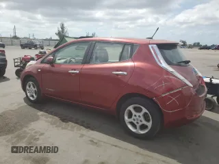 2011 Nissan LEAF SL-e with VIN JN1AZ0CP1BT005859, listed as a Copart auction lot 53890865 with 71,746 mi miles and Clean Title. Bid and sale history available at carsss.com. Image 2.