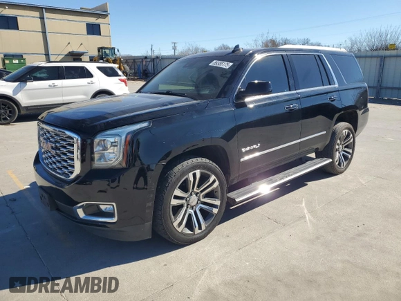 2019 GMC Yukon Denali with VIN 1GKS1CKJ3KR226176, listed as a Copart auction lot 89385175 with 60,453 mi miles and Salvage Title. Bid and sale history available at carsss.com. Image 1.