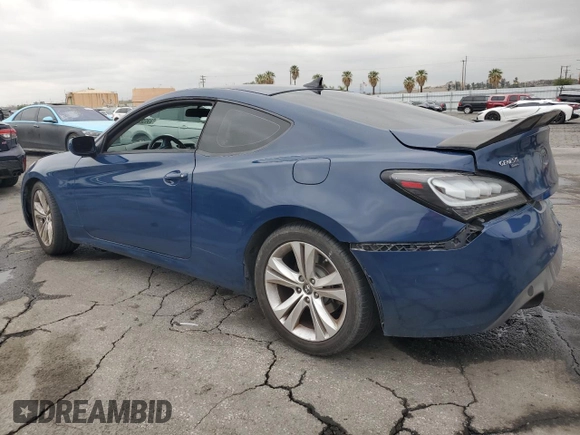 2012 Hyundai Genesis Coupe 2.0T with VIN KMHHT6KD0CU070622, listed as a Copart auction lot 55852895 with 172,790 mi miles and Salvage title. Bid and sale history available at DreamBid. Image 2.