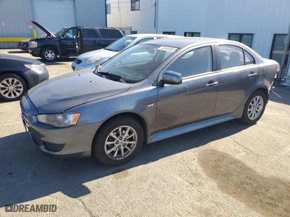 2010 Mitsubishi Lancer ES with VIN JA32U2FUXAU030716, listed as a Copart auction lot 48496365 with 105,132 mi miles and Salvage Title. Bid and sale history available at carsss.com. Image 1.