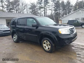 2013 Honda Pilot LX with VIN 5FNYF4H24DB002775, listed as a IAAI auction lot 41659943 with 116,594 mi miles. Bid and sale history available at carsss.com. Image 1.
