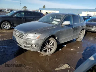 2016 Audi SQ5 3.0T Technik with VIN WA1LCAFPXGA081750, listed as a Copart auction lot 44308075 with 84,983 mi miles and Clean Title. Bid and sale history available at carsss.com. Image 1.