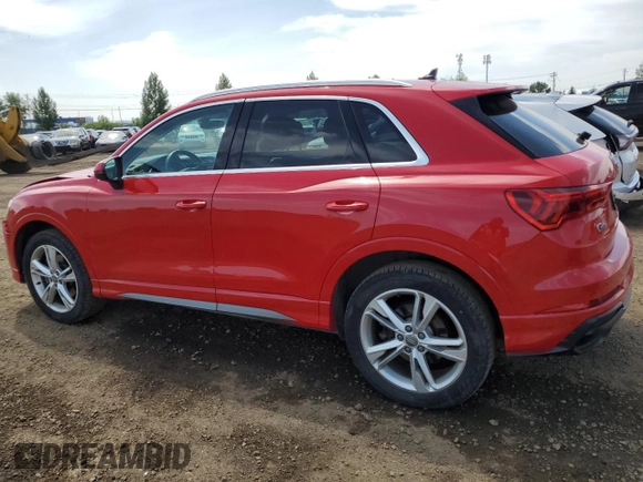2020 Audi Q3 S line Premium Plus z VIN WA1EECF34L1094158, wystawiony jako Copart lot #64655465 z przebiegiem 93 101 mil mil oraz Czysty tytuł • Clean title. Historia ofert i sprzedaży dostępna na DreamBid. Obrazek 2.