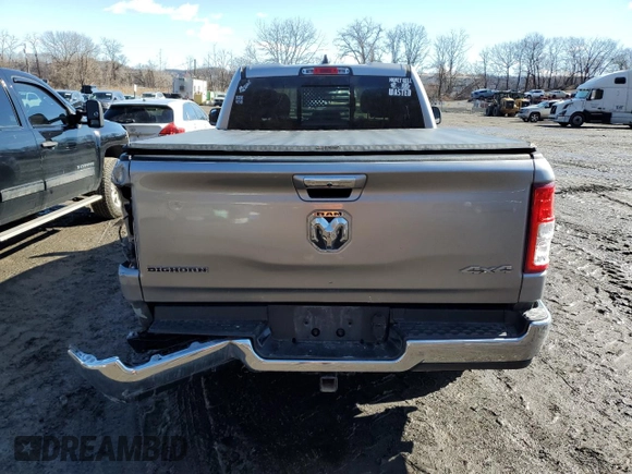 2020 Ram 1500 Big Horn with VIN 1C6RRFBG4LN343077, listed as a Copart auction lot 47113745 with 69,220 mi miles and Salvage Title. Bid and sale history available at carsss.com. Image 6.