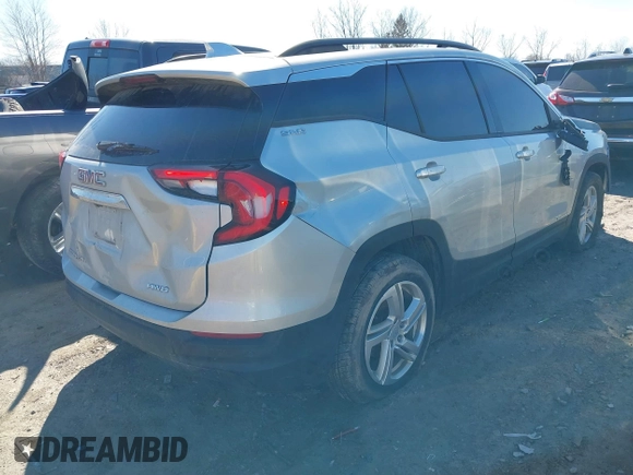 2019 GMC Terrain SLE with VIN 3GKALTEV9KL132718, listed as a IAAI auction lot 41790338 with 86,739 mi miles. Bid and sale history available at carsss.com. Image 4.