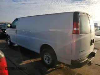 2019 Chevrolet Express Cargo Van with VIN 1GCWGBFP3K1224883, listed as a Copart auction lot 87595485 with 0 mi miles and Salvage Title. Bid and sale history available at carsss.com. Image 2.