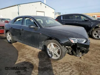 2020 Audi A4 Premium Plus with VIN WAUENAF49LN005872, listed as a Copart auction lot 48748015 with Not provided miles and Salvage title. Bid and sale history available at DreamBid. Image 4.