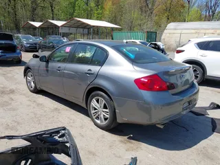 2013 Infiniti G37 x with VIN JN1CV6AR2DM358474, listed as a IAAI auction lot 42052200 with 87,273 mi miles. Bid and sale history available at carsss.com. Image 3.