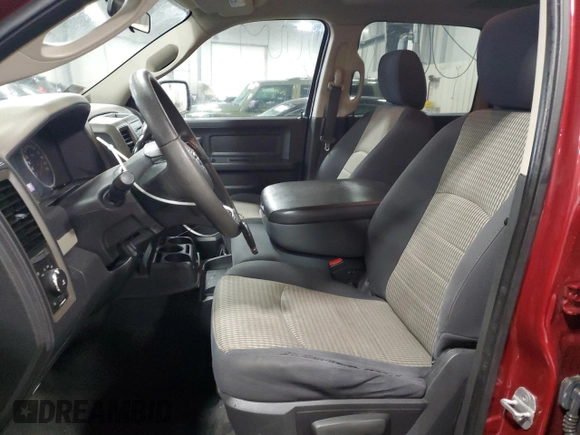 2012 Ram 1500 Express with VIN 1C6RD7KT1CS196557, listed as a Copart auction lot 53502005 with 140,869 mi miles and Salvage title. Bid and sale history available at DreamBid. Image 7.