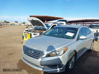 2016 Hyundai Sonata 2.4L SE with VIN 5NPE24AF9GH365932, listed as a IAAI auction lot 41785393 with 176,356 mi miles. Bid and sale history available at carsss.com. Image 17.