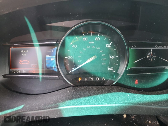 2017 Ford Explorer XLT with VIN 1FM5K8D84HGB59052, listed as a Copart auction lot 53406145 with 107,031 mi miles and Salvage Title. Bid and sale history available at carsss.com. Image 9.