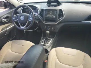 2017 Jeep Cherokee Sport with VIN 1C4PJLAB6HW643474, listed as a Copart auction lot 54386245 with 17,799 mi miles and Salvage Title. Bid and sale history available at carsss.com. Image 8.