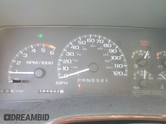 2000 Cadillac Escalade z VIN 1GYEK63R3YR218500, wystawiony jako Copart lot #77676354 z przebiegiem 164 602 mil mil oraz Czysty tytuł • Clean title. Historia ofert i sprzedaży dostępna na DreamBid. Obrazek 9.