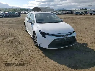 2022 Toyota Corolla Hybrid LE with VIN JTDEAMDE4NJ042155, listed as a Copart auction lot 53845215 with 28,254 mi miles and Salvage Title. Bid and sale history available at carsss.com. Image 10.