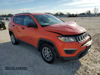 2017 Jeep Compass Sport with VIN 3C4NJCAB3HT690720, listed as a Copart auction lot 88251275 with 84,292 mi miles and Salvage Title. Bid and sale history available at carsss.com. Image 4.