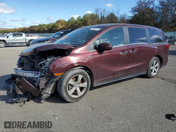 2019 Honda Odyssey EX-L with VIN 5FNRL6H70KB072288, listed as a Copart auction lot 76326724 with Not Provided miles and Non Repairable. Bid and sale history available at DreamBid. Image 1.
