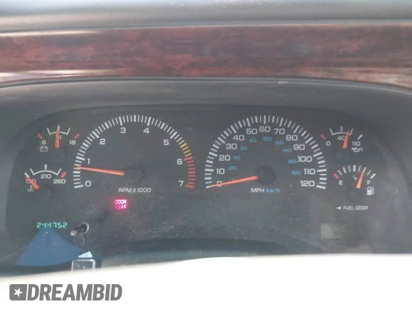 2000 Dodge Durango with VIN 1B4HS28N2YF141487, listed as a IAAI auction lot 42119907 with 244,752 mi miles and . Bid and sale history available at DreamBid. Image 7.