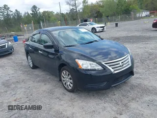2015 Nissan Sentra SV with VIN 3N1AB7AP4FY368203, listed as a IAAI auction lot 41943298 with 115,375 mi miles. Bid and sale history available at carsss.com. Image 1.