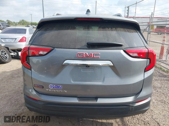 2020 GMC Terrain SLT with VIN 3GKALPEV5LL282043, listed as a IAAI auction lot 42037696 with 46,352 mi miles. Bid and sale history available at carsss.com. Image 16.