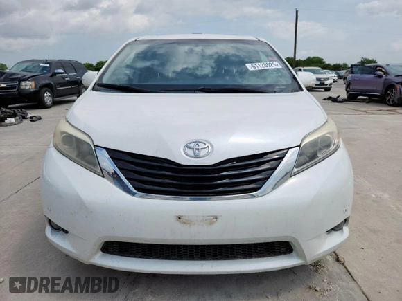 2015 Toyota Sienna XLE with VIN 5TDYK3DC4FS617099, listed as a Copart auction lot 61128025 with 114,508 mi miles and Salvage title. Bid and sale history available at DreamBid. Image 5.