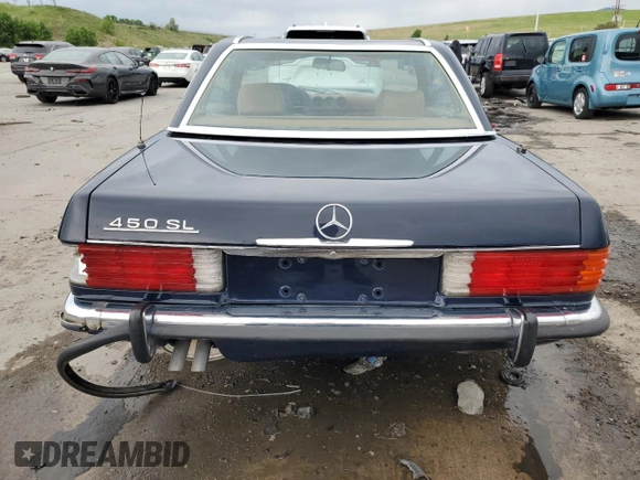 1973 Mercedes-Benz SL with VIN 10704412008764, listed as a Copart auction lot 60903885 with 79,437 mi miles and Clean title. Bid and sale history available at DreamBid. Image 6.