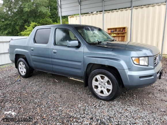 2007 Honda Ridgeline RTL w/Leather with VIN 2HJYK16567H525765, listed as a Copart auction lot 65923024 with 110,011 mi miles and Salvage Title. Bid and sale history available at carsss.com. Image 4.