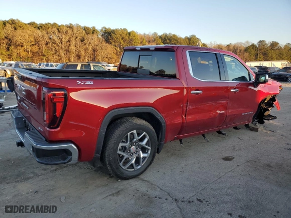 2024 GMC Sierra 1500 SLT with VIN 3GTUUDED2RG345404, listed as a Copart auction lot 87416114 with 12,701 mi miles and Salvage Title. Bid and sale history available at carsss.com. Image 3.