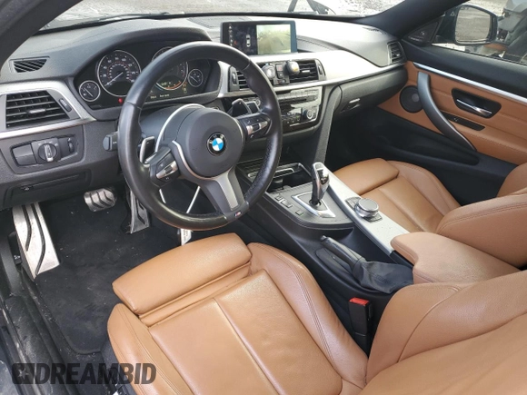 2019 BMW 4 Series 440i xDrive with VIN WBA4W9C59KAF98601, listed as a Copart auction lot 44260465 with 48,908 mi miles and Salvage title. Bid and sale history available at DreamBid. Image 8.