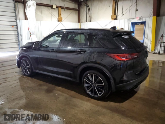 2024 Infiniti QX50 Sport with VIN 3PCAJ5FB0RF111251, listed as a Copart auction lot 74523554 with 2,563 mi miles and Salvage Title. Bid and sale history available at DreamBid. Image 2.