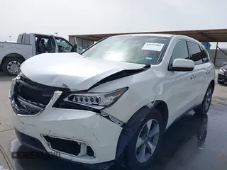 2016 Acura MDX with VIN 5FRYD3H27GB006404, listed as a IAAI auction lot 41755801 with 127,212 mi miles. Bid and sale history available at carsss.com. Image 6.