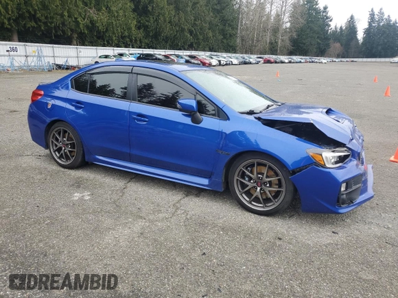 2015 Subaru WRX STI Limited with VIN JF1VA2U65F9836992, listed as a Copart auction lot 48438775 with 113,433 mi miles and Salvage title. Bid and sale history available at DreamBid. Image 4.