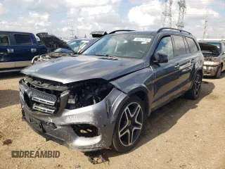 2018 Mercedes-Benz GLS 550 with VIN 4JGDF7DE0JB019048, listed as a Copart auction lot 66571764 with Not Provided miles and Salvage Title. Bid and sale history available at DreamBid. Image 1.