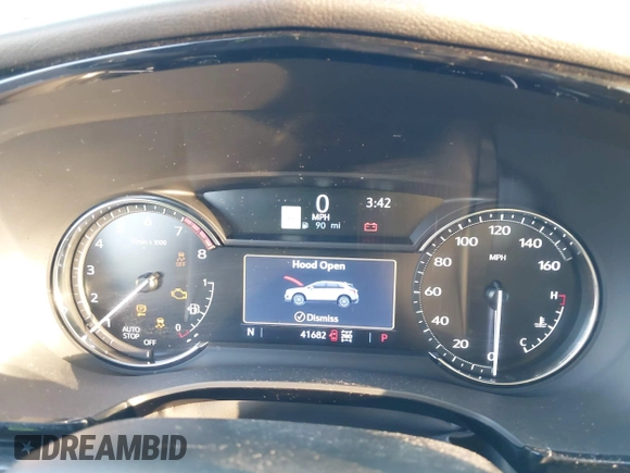 2020 Cadillac XT5 Premium Luxury AWD with VIN 1GYKNDRSXLZ209939, listed as a IAAI auction lot 41166099 with 41,682 mi miles. Bid and sale history available at carsss.com. Image 7.