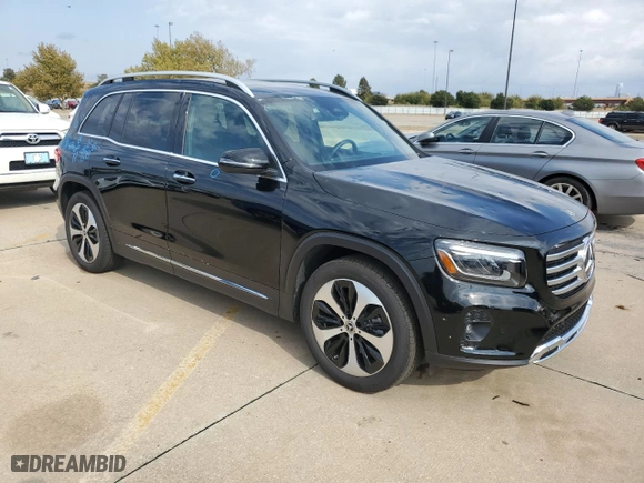 2024 Mercedes-Benz GLB with VIN W1N4M4GB7RW380221, listed as a Copart auction lot 78418574 with 2,957 mi miles and Salvage Title. Bid and sale history available at carsss.com. Image 4.