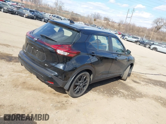 2023 Nissan Kicks SV with VIN 3N1CP5CV2PL474304, listed as a IAAI auction lot 41683188 with 41,733 mi miles. Bid and sale history available at carsss.com. Image 4.