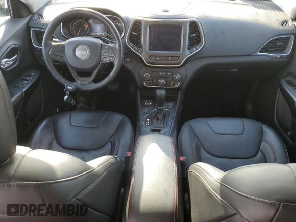2019 Jeep Cherokee Trailhawk Elite with VIN 1C4PJMBX8KD433221, listed as a Copart auction lot 48699175 with 75,211 mi miles and Clean Title. Bid and sale history available at carsss.com. Image 8.