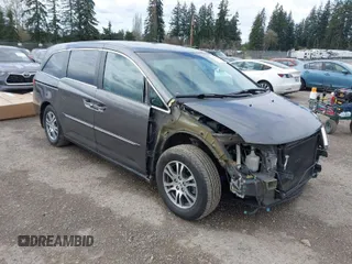 2013 Honda Odyssey EX-L с VIN 5FNRL5H61DB064737, выставлен на аукционе IAAI как лот 41955470 с пробегом 143 579 миль миль и . История ставок и продаж доступна на DreamBid. Изображение 1.