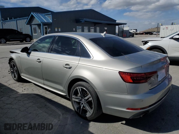2017 Audi A4 Prestige with VIN WAUFNAF4XHN053943, listed as a Copart auction lot 48106695 with 96,040 mi miles and Salvage Title. Bid and sale history available at carsss.com. Image 2.