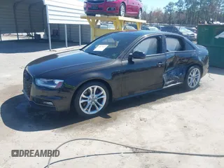 2014 Audi S4 Premium Plus with VIN WAUBGAFL9EA089416, listed as a IAAI auction lot 41879427 with 121,448 mi miles. Bid and sale history available at carsss.com. Image 2.