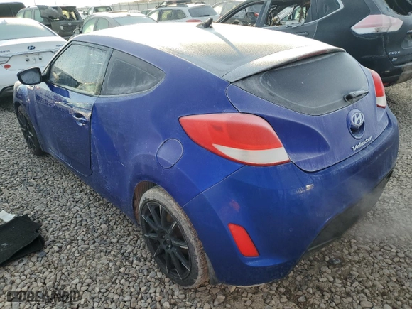2012 Hyundai Veloster w/Gray Int with VIN KMHTC6AD0CU070440, listed as a Copart auction lot 46064545 with 219,449 mi miles and Salvage Title. Bid and sale history available at carsss.com. Image 2.
