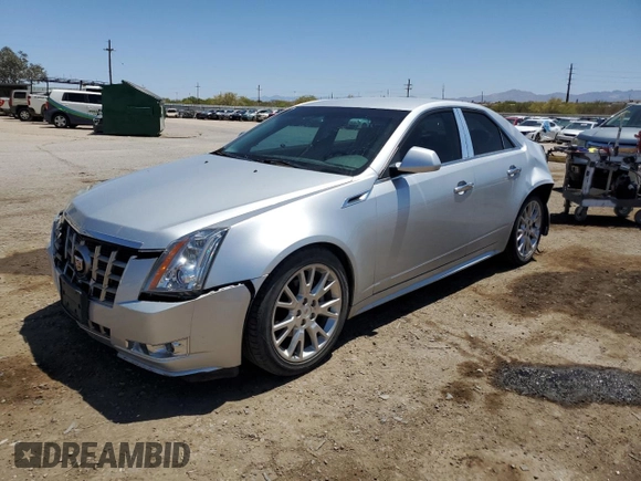 2012 Cadillac CTS Performance with VIN 1G6DK5E3XC0137143, listed as a Copart auction lot 53891815 with 123,174 mi miles and Salvage Title. Bid and sale history available at DreamBid. Image 1.