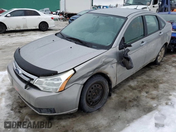 2008 Ford Focus S with VIN 1FAHP34N88W277192, listed as a Copart auction lot 44777105 with 148,234 mi miles and Salvage Title. Bid and sale history available at carsss.com. Image 1.