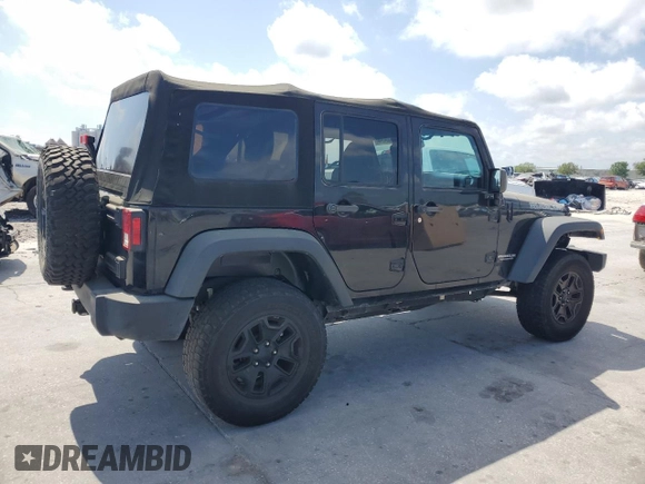 2014 Jeep Wrangler Unlimited Rubicon with VIN 1C4BJWFGXEL292145, listed as a Copart auction lot 53543485 with 121,884 mi miles and Clean Title. Bid and sale history available at carsss.com. Image 3.
