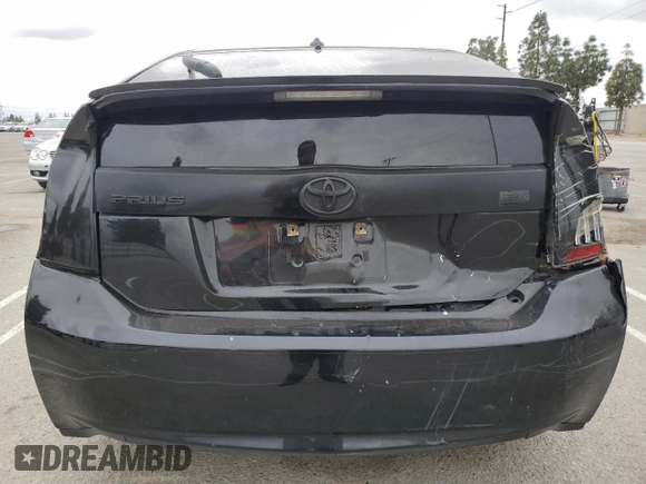 2010 Toyota Prius II with VIN JTDKN3DU8A0016778, listed as a Copart auction lot 53567035 with 203,767 mi miles and Salvage Title. Bid and sale history available at carsss.com. Image 6.