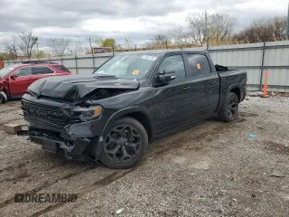 2022 Ram 1500 Limited z VIN 1C6SRFHT8NN380674, wystawiony jako Copart lot #53966785 z przebiegiem 17 569 mil mil oraz Szkoda całkowita • Salvage title. Historia ofert i sprzedaży dostępna na DreamBid. Obrazek 1.