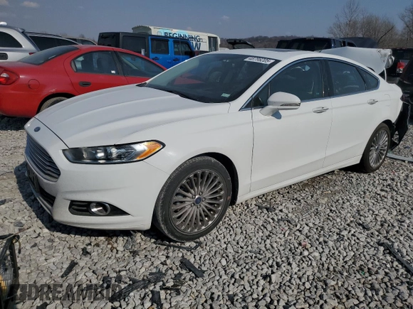 2016 Ford Fusion Titanium with VIN 3FA6P0K98GR124700, listed as a Copart auction lot 48786205 with 125,676 mi miles and Salvage Title. Bid and sale history available at carsss.com. Image 1.